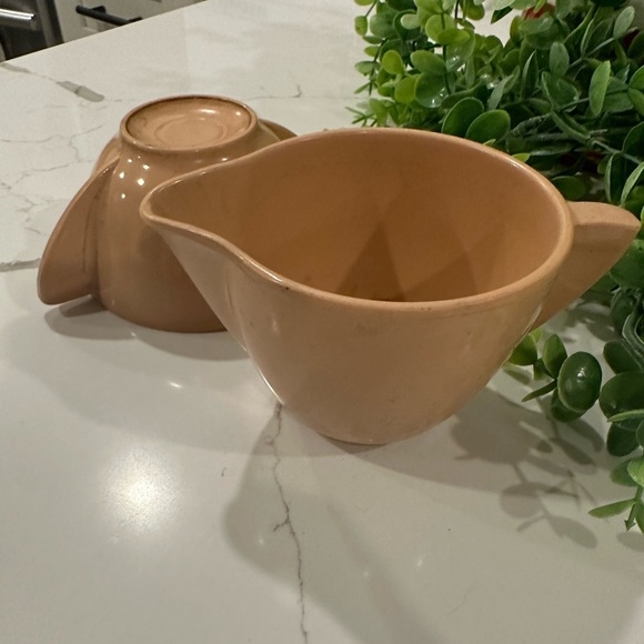 Vintage Melamine  Textured PROLON WARE Brand Cream and Sugar Set - Picture 5 of 8